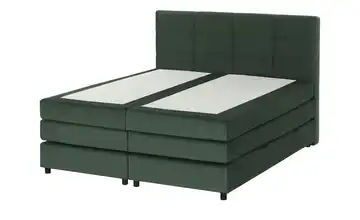 Boxspringbett Wind H1 & H2 180 cm Kaltschaumkern Mit Bettkasten Waldgrün
