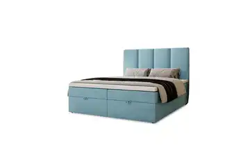 Boxbett mit Stauraum Macclesfield 200x200 cm Blau