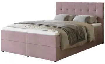 Boxbett mit Stauraum Dartford 140x200 cm Rosa