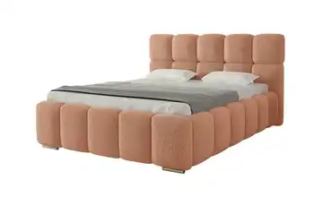 Polsterbett mit Stauraum Lowestoft 200x200 cm Rosa