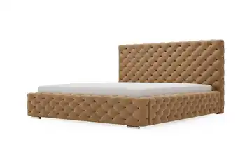 Polsterbett mit Stauraum Ashton Braun 140 cm