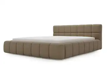 Polsterbett mit Stauraum Alcester Braun 180 cm