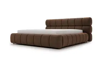 Polsterbett mit Stauraum Marlow Braun 160 cm