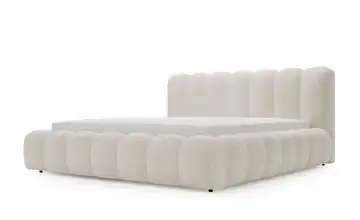 Polsterbett mit Stauraum Avianna Beige 140 cm