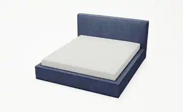 Polsterbett mit Stauraum Malton Blau 160 cm
