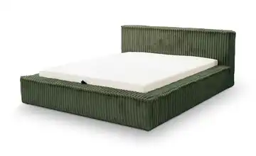 Polsterbett mit Stauraum Langport Grün 160 cm