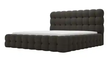 Polsterbett mit Stauraum Tilbury Schwarz 160 cm