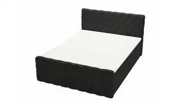Boxbett mit Stauraum Lund Schwarz 140 cm