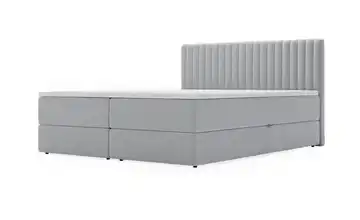 Boxbett mit Stauraum Maine Grau 180 cm