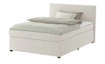 Boxspringbett mit Matratze und Topper, H3 Duke Creme H3 140 cm