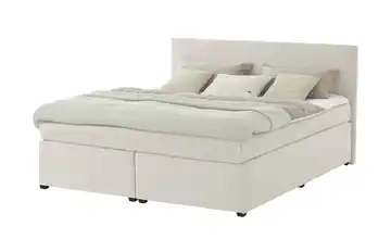 Boxspringbett mit Matratze und Topper, H3 Duke Creme H3 180 cm