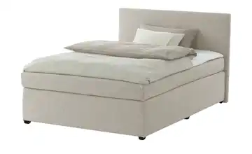 Boxspringbett mit Matratze und Topper, H3 Duke Beige 140 cm H3