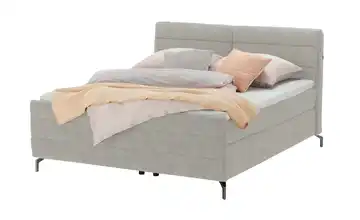 pop Boxspringbett Maranello Premium H2 & H4 Grau 160 cm