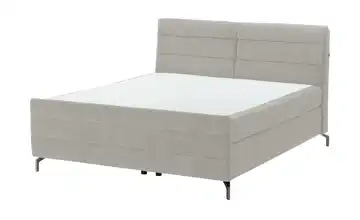 pop Boxspringbett Maranello Premium H3 & H4 Grau 180 cm