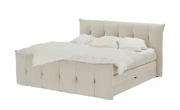 switch Boxspringbett mit Bettkasten Sofia Beige 160 cm