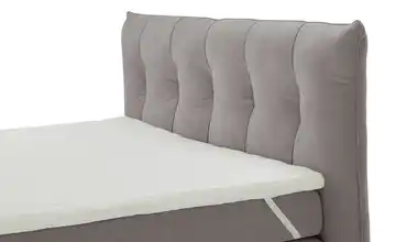 switch Boxspringbett mit Bettkasten Sofia 160 cm Dunkelgrau