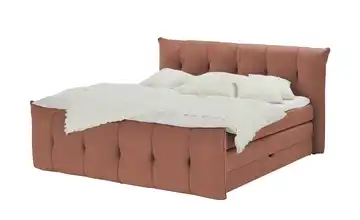 switch Boxspringbett mit Bettkasten Sofia 180 cm Kupferfarben