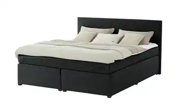 Boxspringbett mit Matratze und Topper, H3 Duke Schwarz H3 160 cm