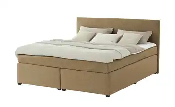 Boxspringbett mit Matratze und Topper, H3 Duke Senfgelb H3 160 cm