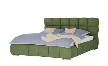 Polsterbett mit Bettkasten Savio H4 160 cm Grün