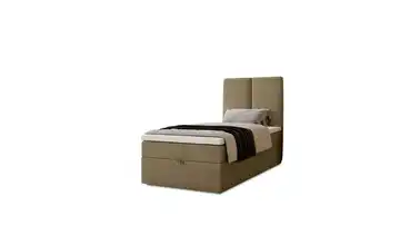 Boxbett mit Stauraum Macclesfield 90x200 cm Braun