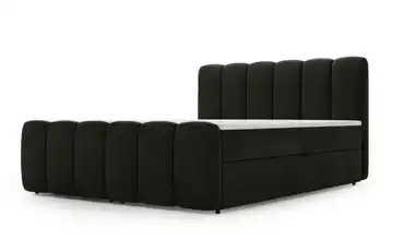 Boxbett 163 cm 160x200 cm Dunkelgrau