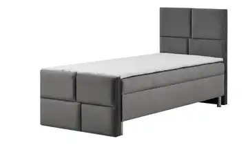 Boxbett mit Bettkasten Adria Mit Fußteil Anthrazit 90 cm