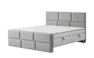 Boxbett mit Bettkasten Adria Mit Fußteil Silbergrau 140 cm