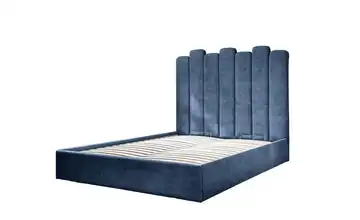 Miuform Polsterbett mit Bettkasten Dreamy Aurora 140x200 cm Dunkelblau