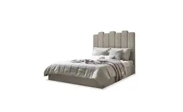 Miuform Polsterbett mit Bettkasten Dreamy Aurora 140x200 cm Beige
