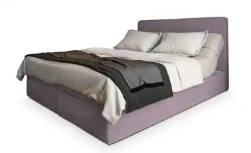 MASSENO Boxbett mit Bettkasten Astor 160x200 cm Rosa