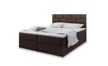 MASSENO Boxbett mit Bettkasten und 2 Schubladen Arinos 140x200 cm Braun