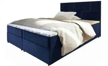 MASSENO Boxbett mit Bettkasten Prata 140x200 cm Dunkelblau