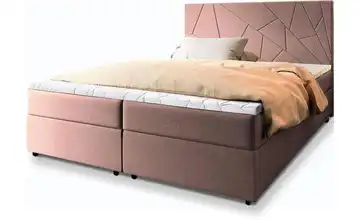 MASSENO Boxbett mit Bettkasten Mado 140x200 cm Rosa