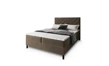 MASSENO Boxbett mit Bettkasten Rokis 140x200 cm Beige