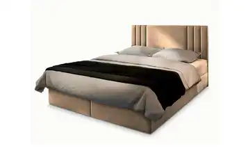 MASSENO Boxbett mit Bettkasten Bres 140x200 cm Beige