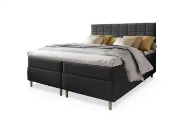 MASSENO Boxbett mit Bettkasten Ibiza 140x200 cm Dunkelgrau