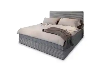 MASSENO Boxbett mit Bettkasten Pisa 140x200 cm Steingrau
