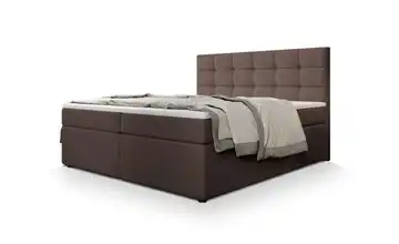 MASSENO Boxbett mit Bettkasten Palma 140x200 cm Braun