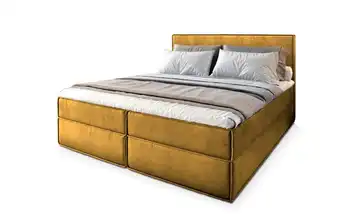 MASSENO Boxbett mit Bettkasten Pellio 140x200 cm Gelb