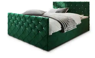 MASSENO Boxbett mit Bettkasten Mandi 140x200 cm Grün