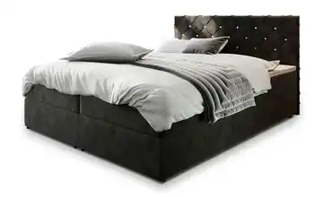 MASSENO Boxbett mit Bettkasten Riva 140x200 cm Schwarz