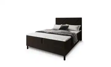MASSENO Boxbett mit Bettkasten Rokis 140x200 cm Braun