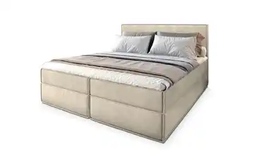 MASSENO Boxbett mit Bettkasten Pellio 140x200 cm Creme