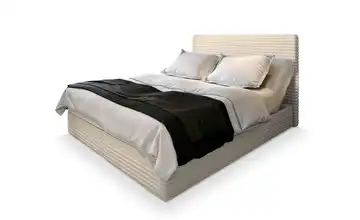 MASSENO Boxbett mit Bettkasten Milara 160x200 cm Creme