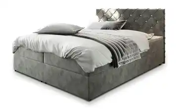 MASSENO Boxbett mit Bettkasten Riva 140x200 cm Grau