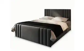 MASSENO Boxbett mit Bettkasten Kanes 140x200 cm Grau