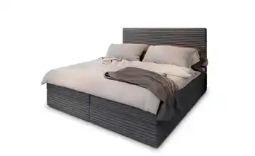 MASSENO Boxbett mit Bettkasten Pisa 140x200 cm Grau