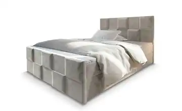 MASSENO Boxbett mit Bettkasten Mona 160x200 cm Beige