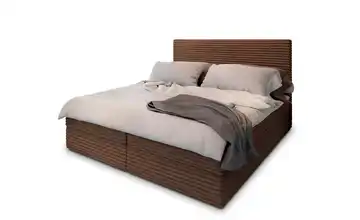 MASSENO Boxbett mit Bettkasten Pisa 140x200 cm Dunkelbraun